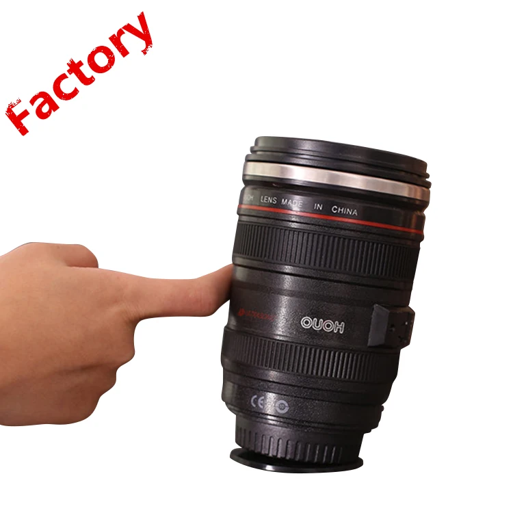 

2019 New products 12oz Coffee Camera Lens Suction Mug