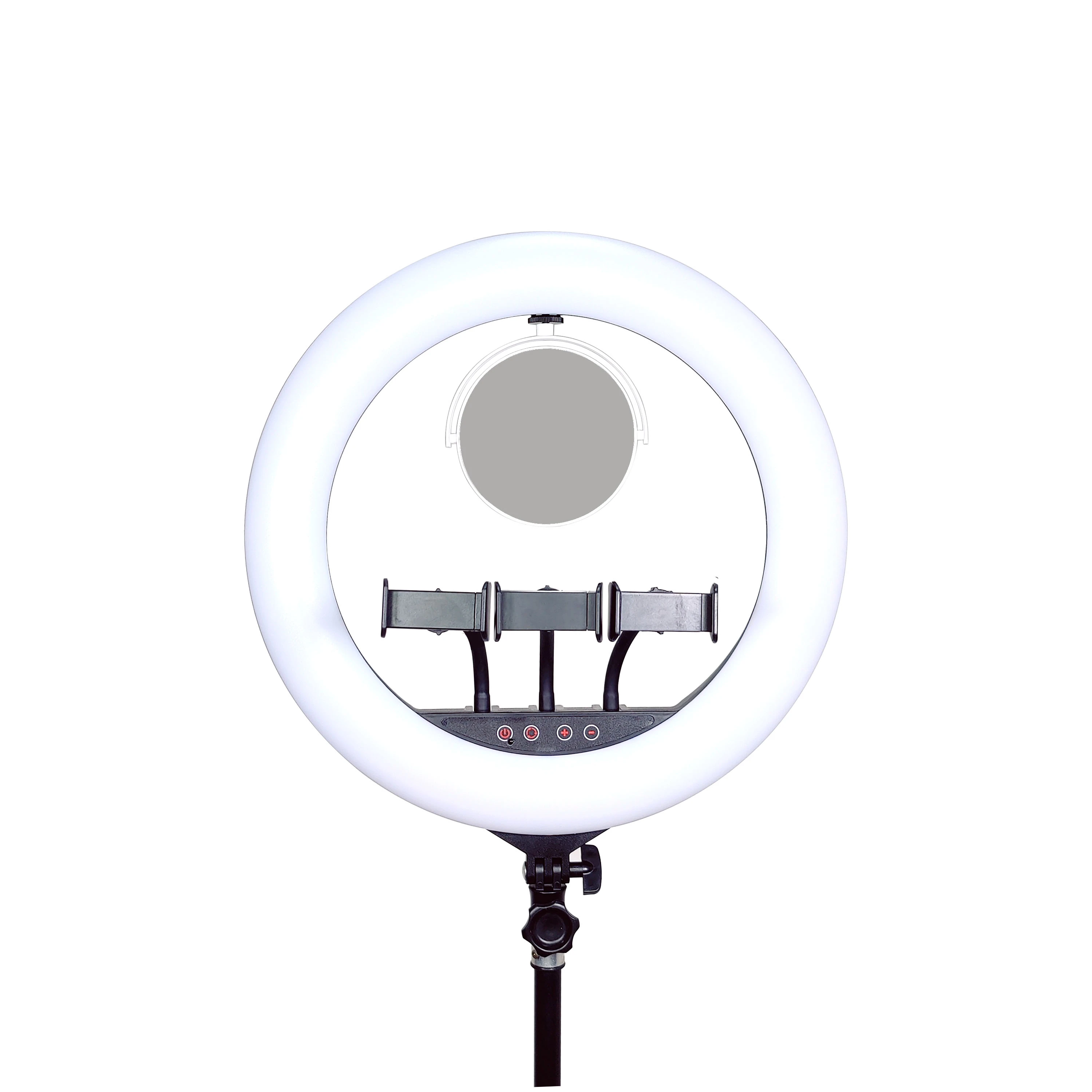 

16 Inch 168pcs Leds 48w Photo Light Ring Lamp Dimmable Circular Beauty Lamp Tripods Selfie Photographic Lighting