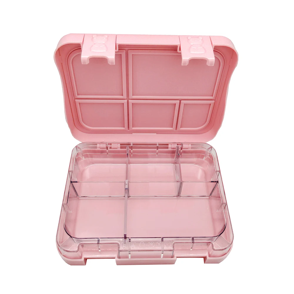 

2021 Approved Wholesale Xmas Festival gift bento box School lunch box with 5 compartments lunch box for kids children