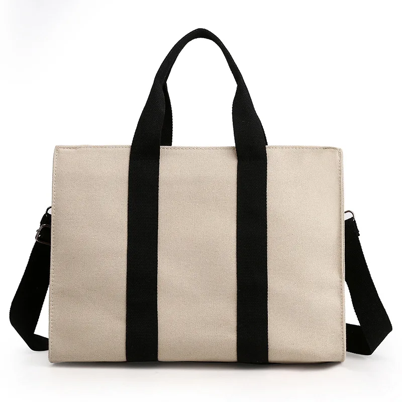 

New Style Large Canvas Fabric Office Lady Designer Tote Big Capacity Shoulder Bag Luxury Handbags for Women, Various