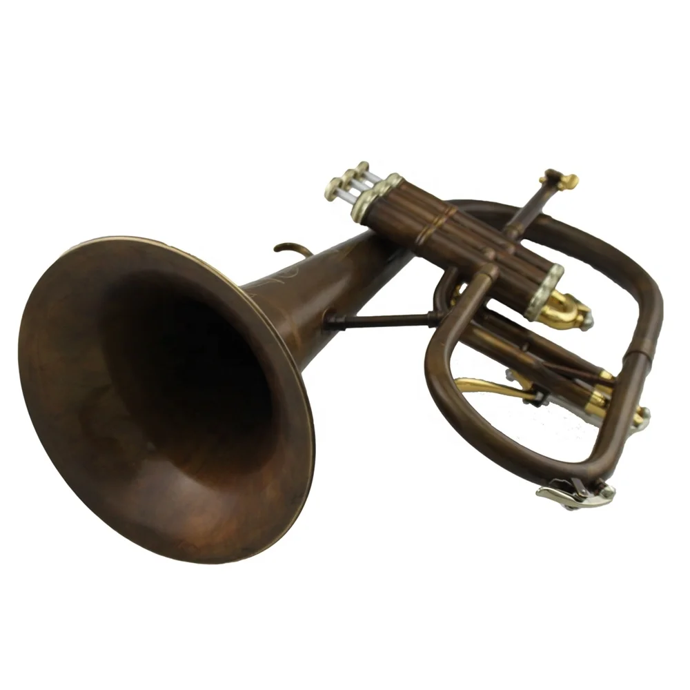 
Professional vintage coffee color Tone Bb Flugelhorn 