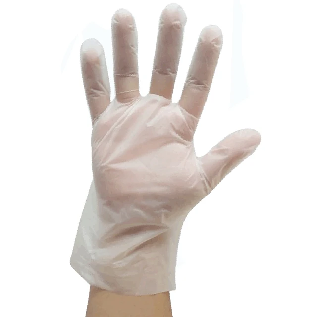 

Household TPE Plastic Gloves Disposable Food Grade Processing Industry Safety Elastic Gloves, Transparent