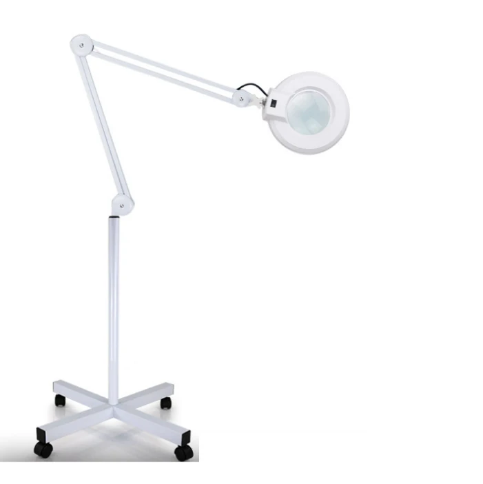 

Hot sale Beauty magnifying lamp led barber equipment magnifying lamp selling magnifier lamp for salon, White