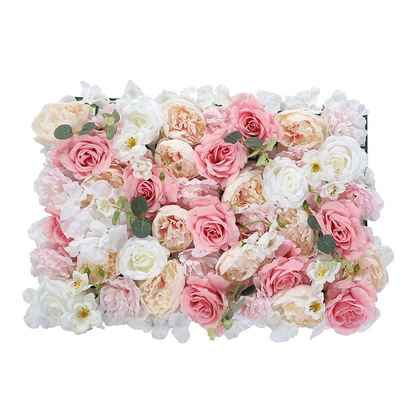 

40x60cm Amazon hot selling artificial wall flower backdrop panels