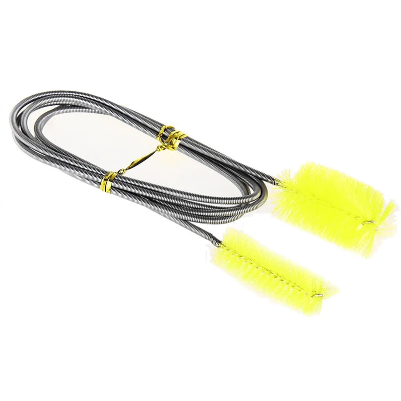 

Cleaning Brush Set Flexible Double Ended Bristles Hose Pipe Cleaner Nylon Brushes Stainless Steel Long Tube Spiral Aquarium Filt