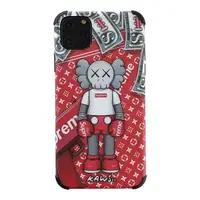 

New fashion Kaws with the same For iphone x / xs xr xs max gray white silicone phone case