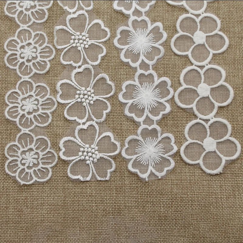 

Mesh pattern embroidery bar code lace exquisite wedding dress headdress origami lace accessories