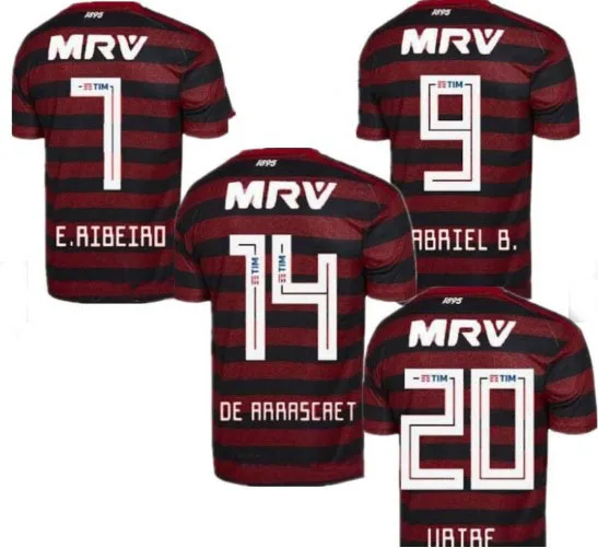 

2020/21 Wholesale Football shirt Brazil Club Team Thailand Custom jersey Flamengo soccer jersey camisa do flamengo, Original color