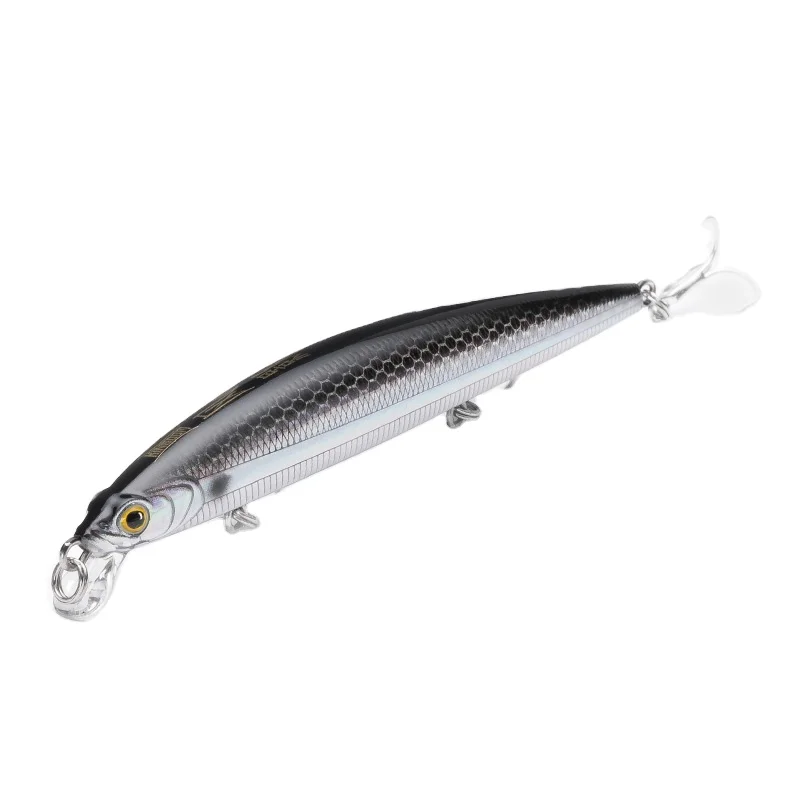 

6502 Sea Fishing Lure Floating Suspending Minnow Lure 115mm 12g Bait Different Lips Wobblers Hard Bait Fishing Tackle, 6 colors