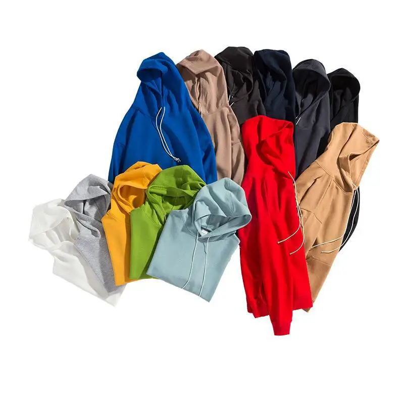 

Custom Design Print Mens Oversized Plain Color Street Cotton Pullover Casual Slim Fit Sweatshirt, Customized color