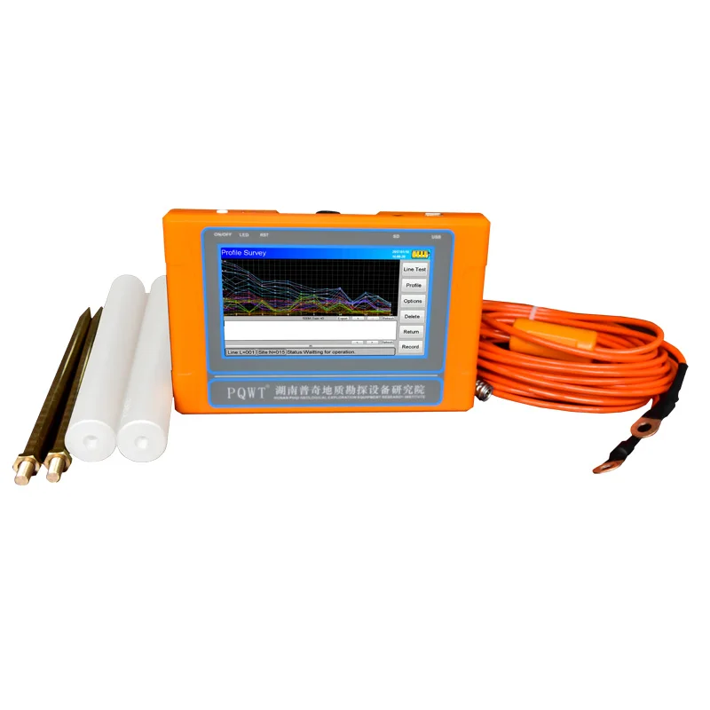 

PQWT-TC300 300M Underground Water finding detection analyzer machine automatic mapping