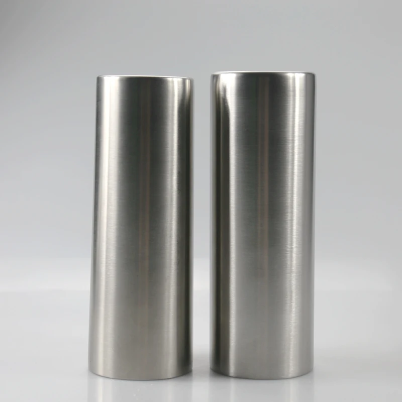 

20oz Stainless Steel Tumbler Double Wall Vacuum Insulated Straight Skinny Tumbler With Straw and leak-proof Lid, Silver