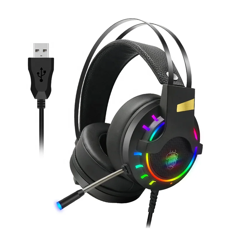 

K3 Vibration RGB Gaming 7.1 Stereo Headset 3D Sound Bass USB Headphone