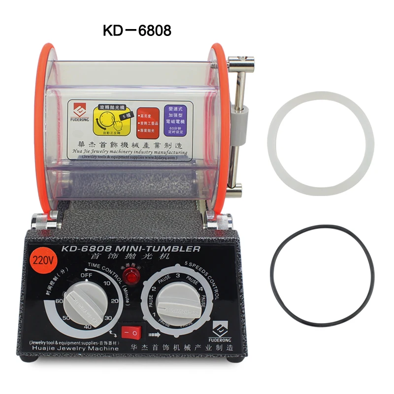 

Manufacturer! KD-6808 Jewelry Tools Rotary Tumbler Machine 3kg Mini Tumbler 220V/110V
