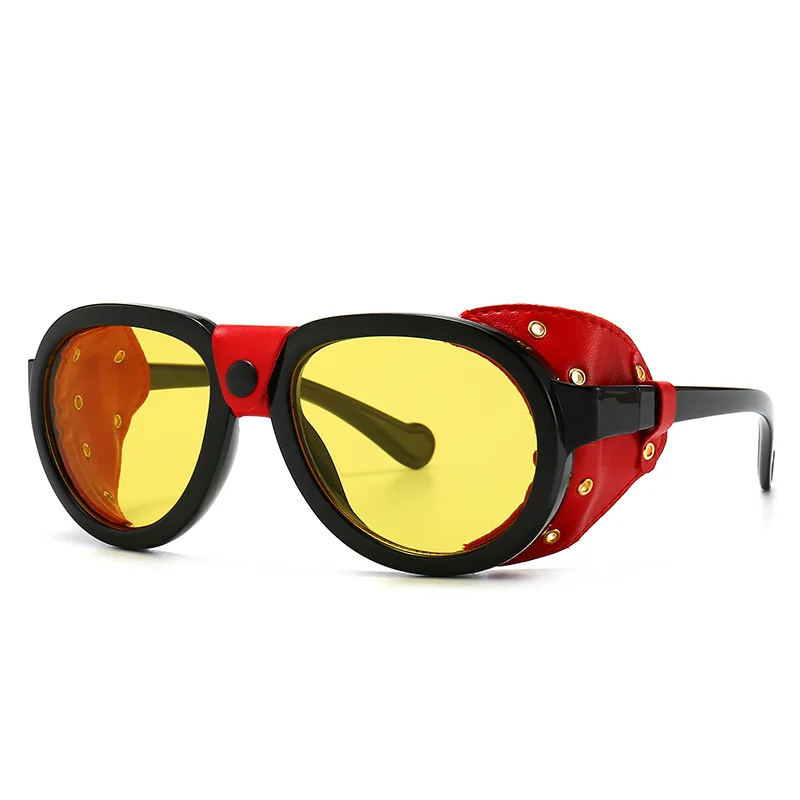 

LJ0090 wholesale steam punk sunglasses uv400 protection unisex vintage hot-selling sun shades 2021