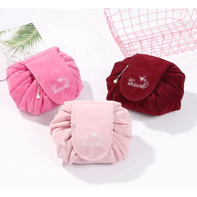 

KAIFEI INS HOT SELLING VELVET COSMETIC BAG TOILT MAKE UP BAG HIGH QUALITY