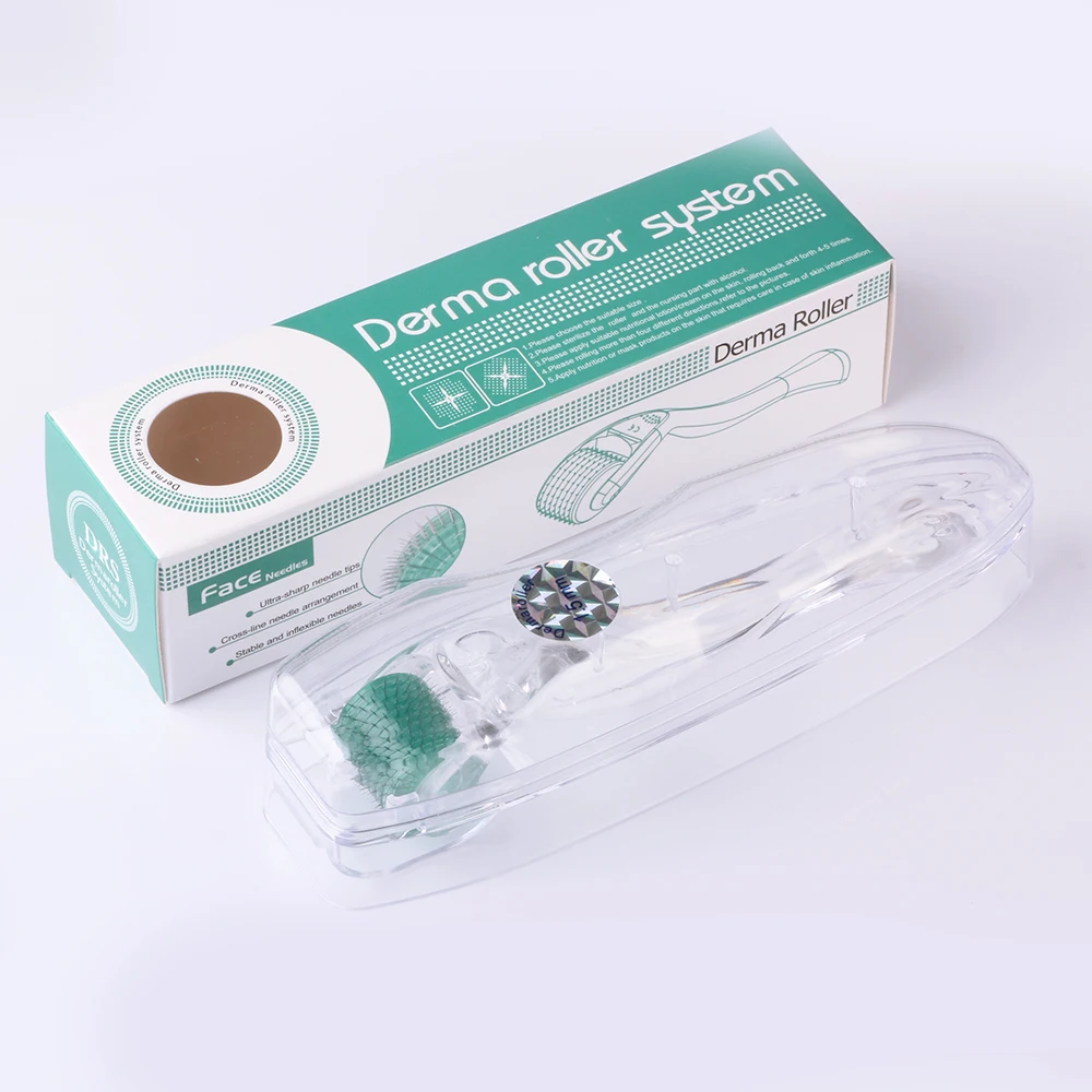 

DRS192 Dermaroller Factory Supply DRS192 Titanium Microneedle Facial Derma Roller 192 Needles Salon Beauty