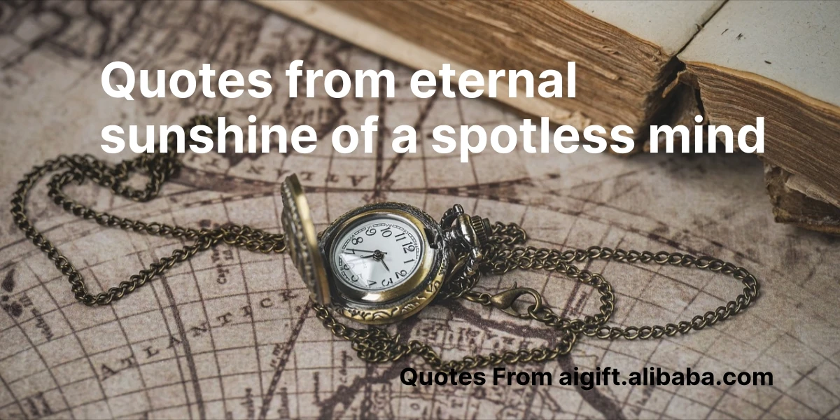 quotes from eternal sunshine of a spotless mind