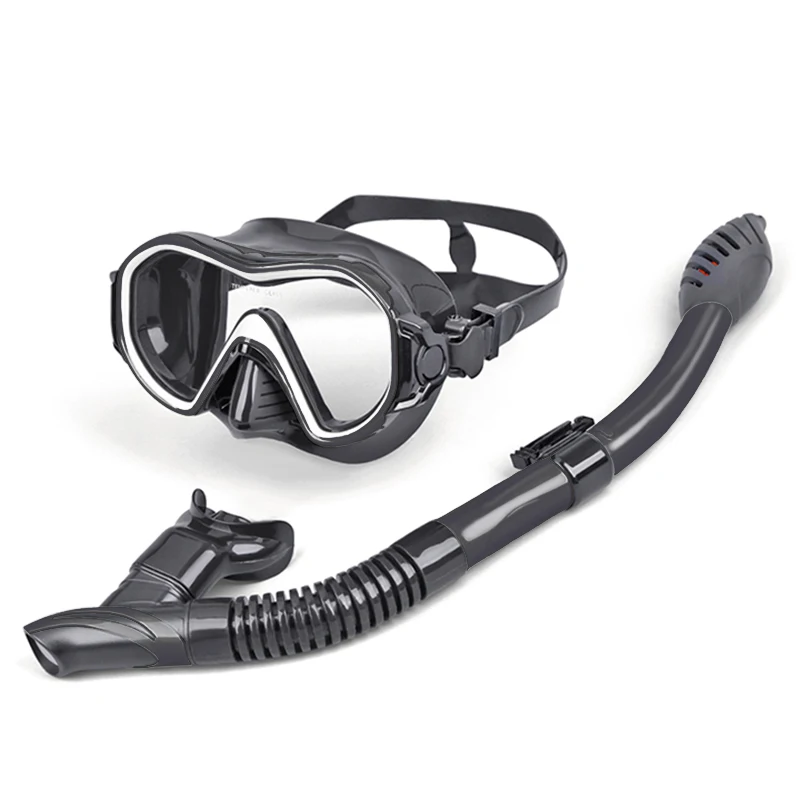 

Professional Scuba Diving Equipment snorkel goggles dive mask set Spearfishing Freediving Mask Snorkel Set