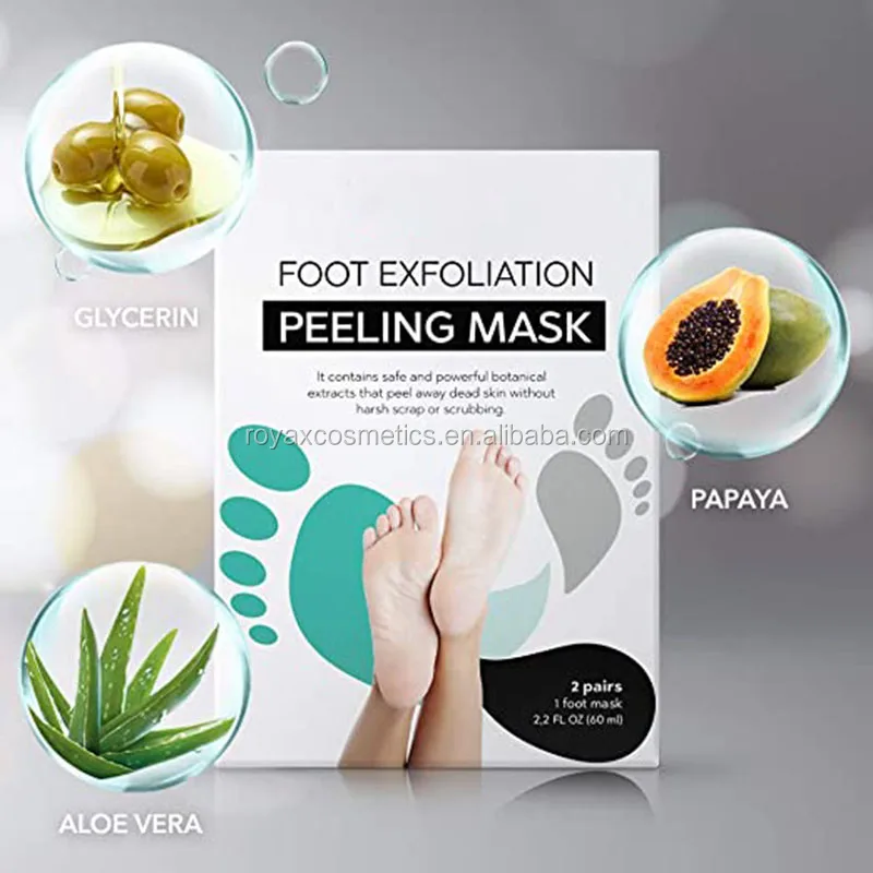 Foot Peel Mask 2 Pack, Peeling Away Calluses and Dead Skin Cells, Make Your Feet