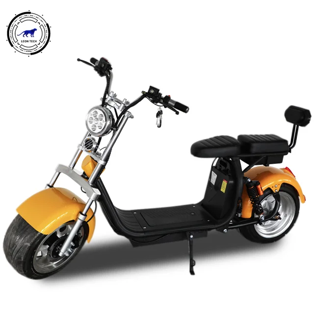 

2021 New Fashion Citycoco Electric Scooter 2000W Outdoor Mobility Scooters Tem Estoque No Brasil, Blue red black