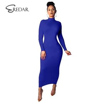 blue silk bodycon dress