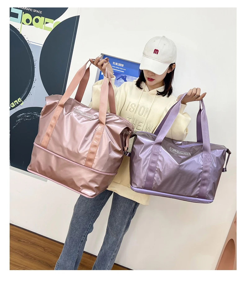 

custom lady canvas hand bag travel beach shopping tote shoulder bag women handbags, Multicolor
