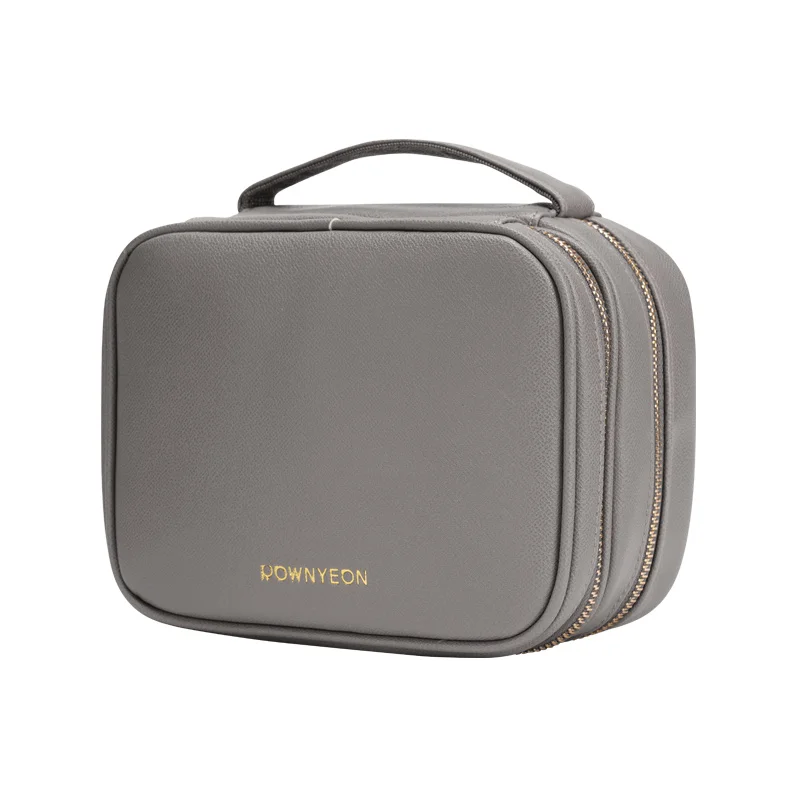

Rownyeon High Quality Oem No Moqwomen Make Up Bag Plain Makeup Bag With Logo, Grey