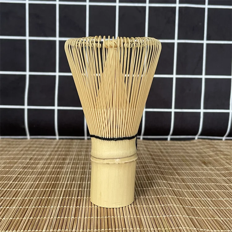 

High Quality Traditional Handmade Custom Logo Packaging Gift Box 100 Prongs Chasen Tea Bamboo whisk matcha whisk