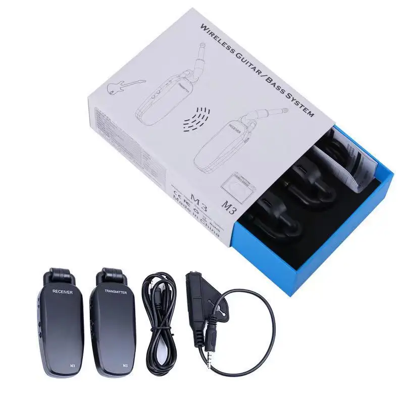 

With packaging UHF guitar wireless system transmitter receiver pickup electric guitarra Stringed Instruments Parts & Accessories
