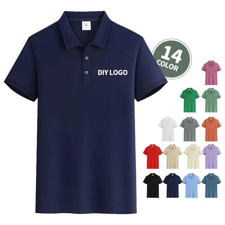 Hot Sale Blank New Fashion Golf Shirts Custom Wholesale Plain T Shirt Mens Polo Shirts