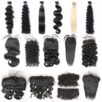 

virgin hair frontals,613 hair closure piece lace brazilian human,deep/straight wave closure bundles with silk base lace frontal