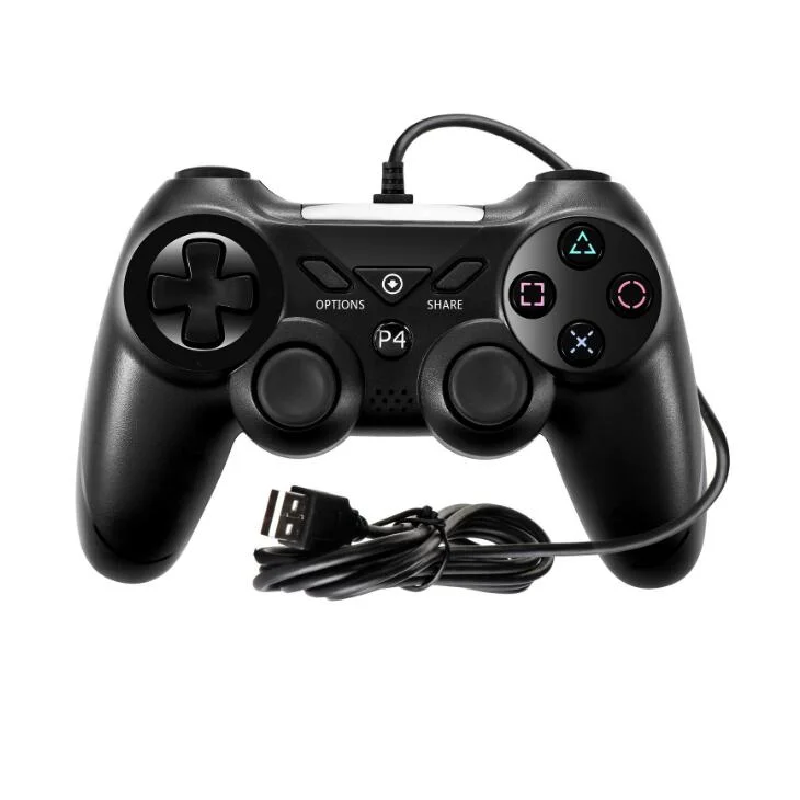 

New Black Wired Controller for PS3 / PS4 Game Console for PS4 Gamepad