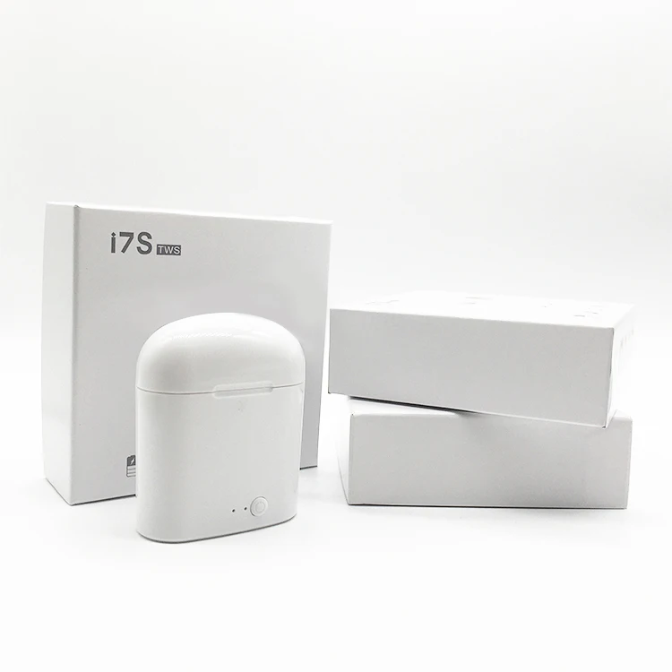 

Free Sample i7s TWS Mini Waterproof portable black Earphone 2020 Truely New product Wireless stereo Earbuds Headset