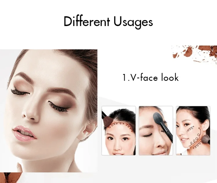 Domani Beauty 2020 Natural Color Cosmetic Waterproof Vegan Pressed Face Private Label Contour Setting Bronzer Powders Powder