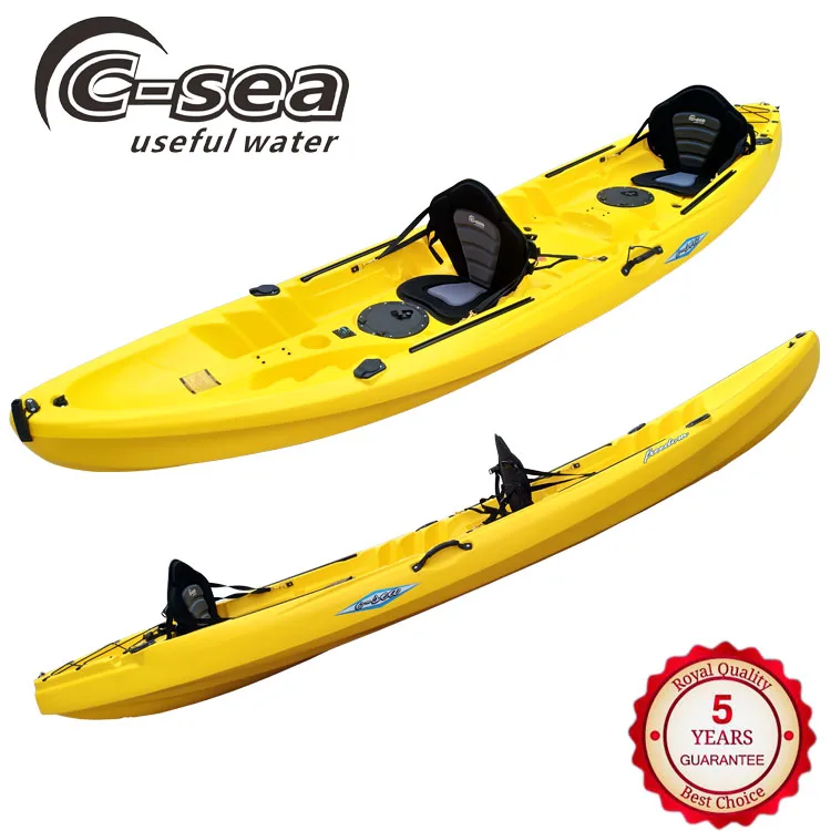 
CE certificate sit on top double kayak with hatch cover 
