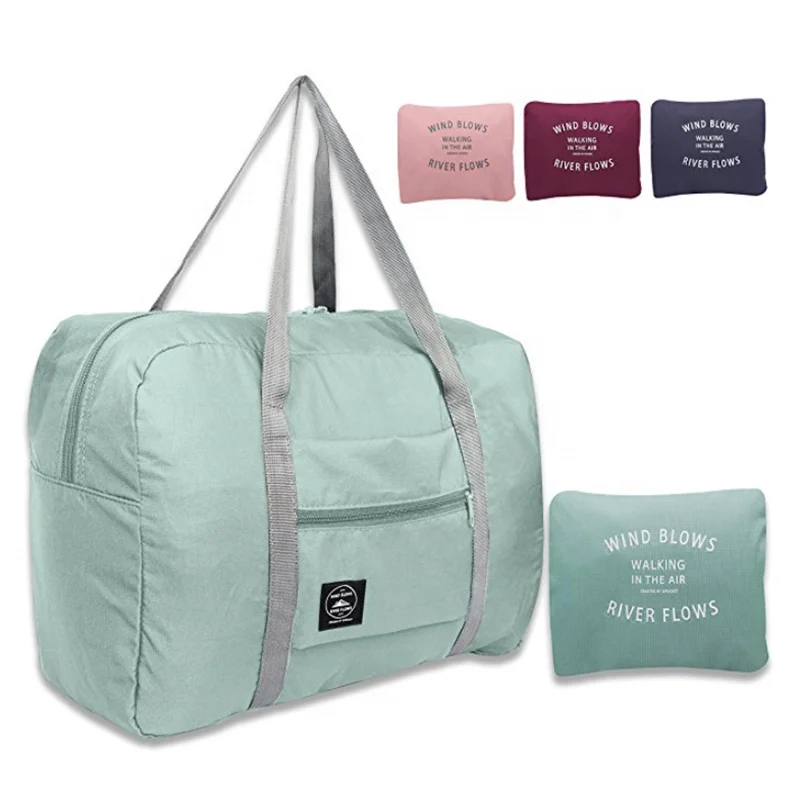 

Wholesales Women Men Vacation Gym Folding Lightweight Waterproof Bags Luggage Travel Foldable Duffel Bag