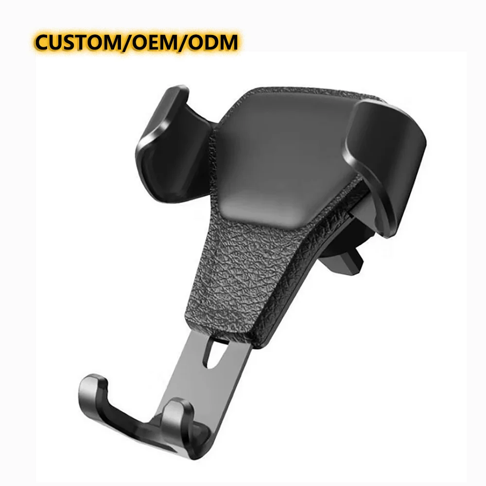 

Free Shipping 1 Sample OK Custom Accept Car Mobile Holder auto telefoon houder Auto Clamping Smart Gravity Mobile Phone Holders