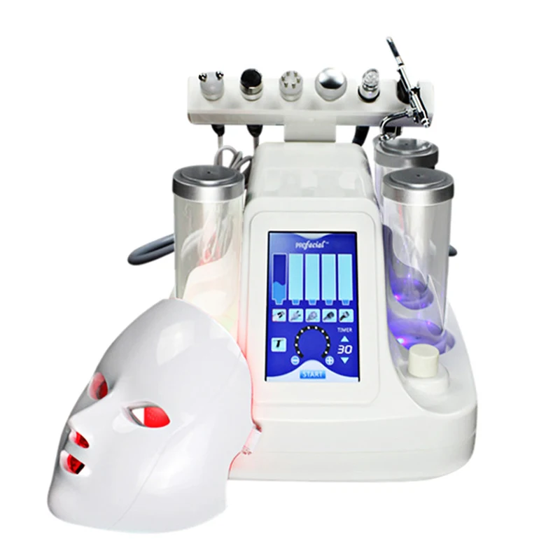 

7 in 1 Facial Machine Hydro Dermabrasion Diamond Microdermabrasion Water Aqua Peeling machine, White