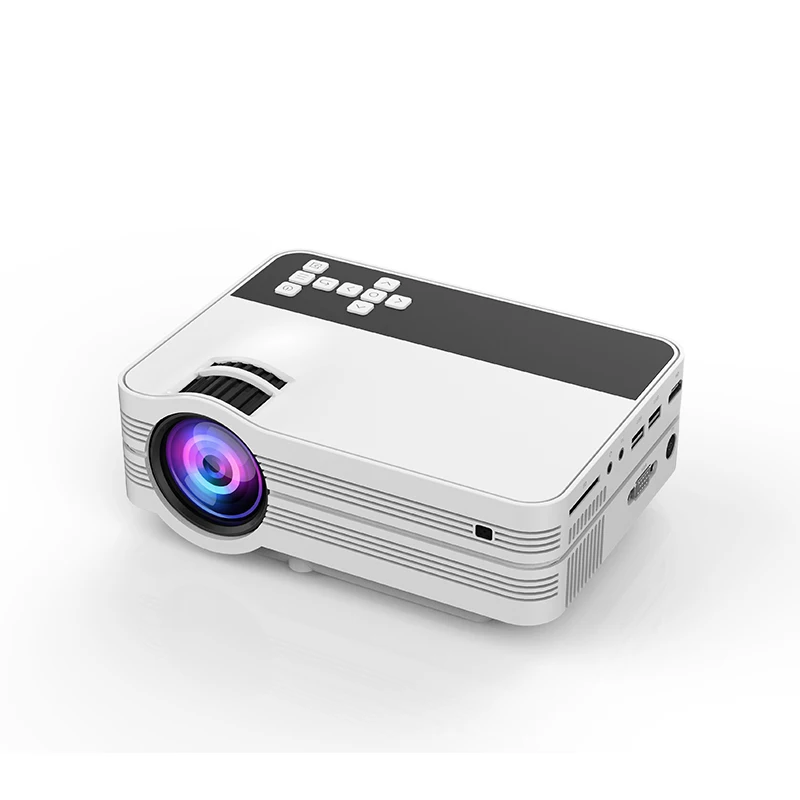 

2021Best selling UB10 LED Projector Mini Portable LCD Home Cinema Theater Proyector HD 1080P Support Multi-Media Projector