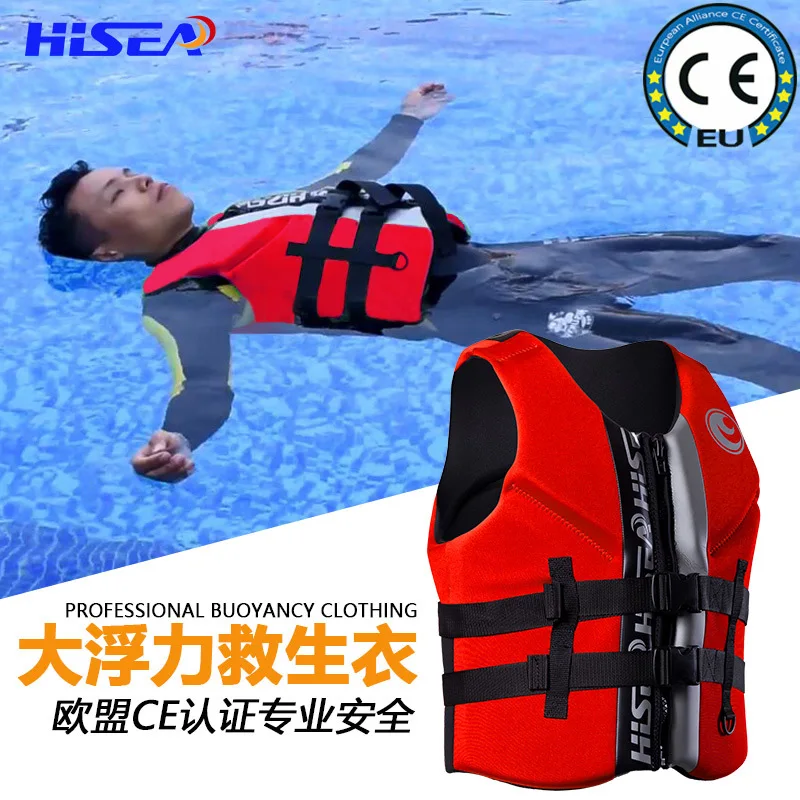 
CE Drop-Shipping Thick EPE Foam Big Buoyancy Adjustable Strap Boat Canoe Kayak Rafting Sail Surf Impact Safety Vest Life Jacket 