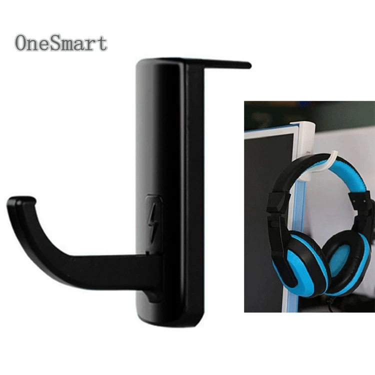 

Dropshipping Cheap Universal Laptop Computer Headphones Hanger PC Monitor Desk Gaming Headset Stand Holder for Airpods Max, Black