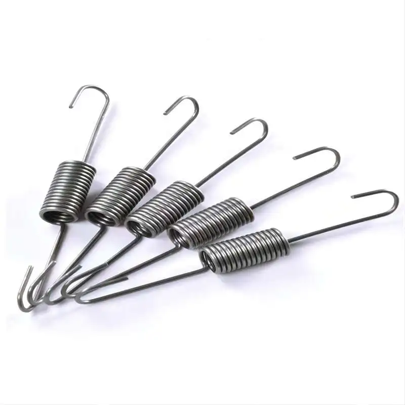 Hot selling long hook stainless steel spring customized torsion spring electroplating industrial equipment accessories