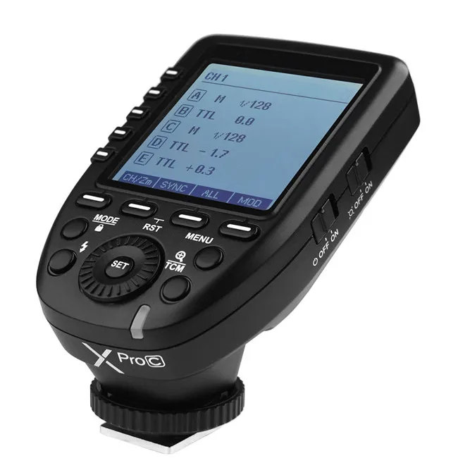 

Godox Xpro-C Xpro-N Xpro-S Xpro-F Xpro-O Xpro-P 2.4G TTL Wireless Trigger Transmitter for Can** Nik** So** Fuji Olympus Pentax