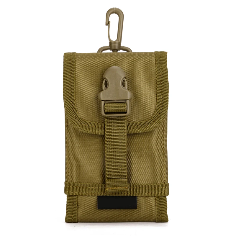 

Tactical MOLLE small mobile Phone Pouch nylon waterproof belt bag for 6" small cell Phones, Multi color