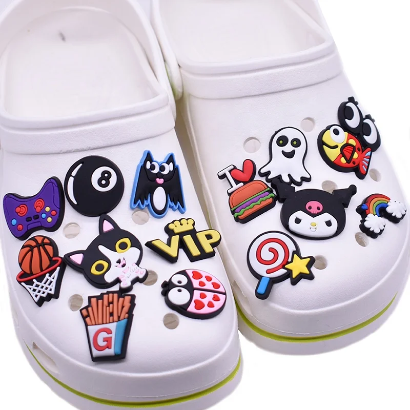 

New Custom Cartoon 3d Soft PVC Shoe charms kid Clog charms/bracelets charms Decoration, Customized