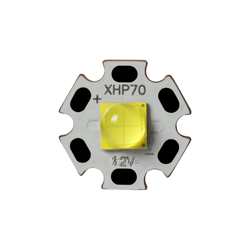 

CREE XHP70.2 30W 6V 6500K 6V 12V 4500LM dual voltage LED chip for flashlight, White