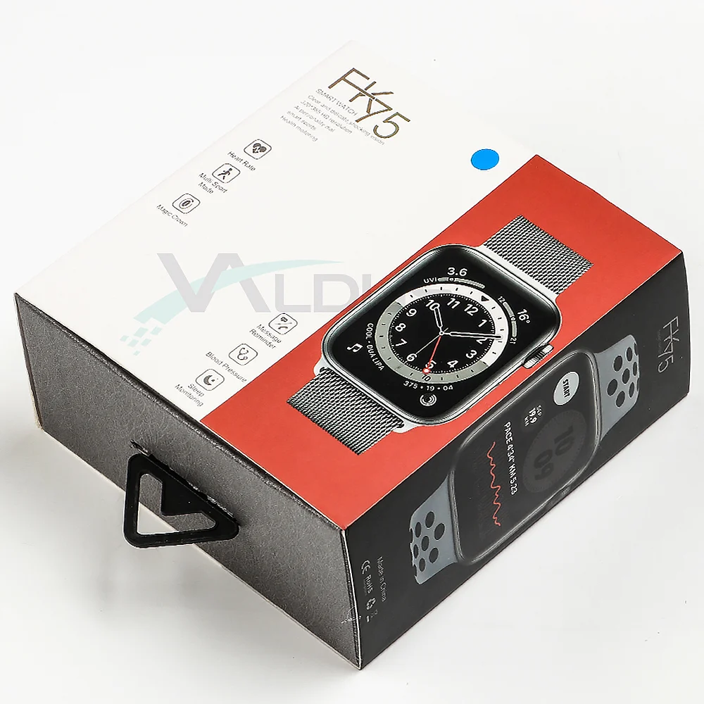

Amazon Top Seller 2021 FK75 Smart Watch Fitfly App 1.75 BT Calls Wristwatch Smartwatch FK75 Watch Smartwatch for Men Women