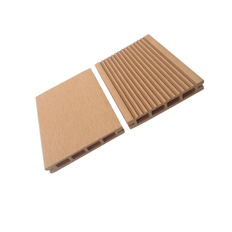热销外部 wpc 复合游泳空心防水地板板材木材甲板