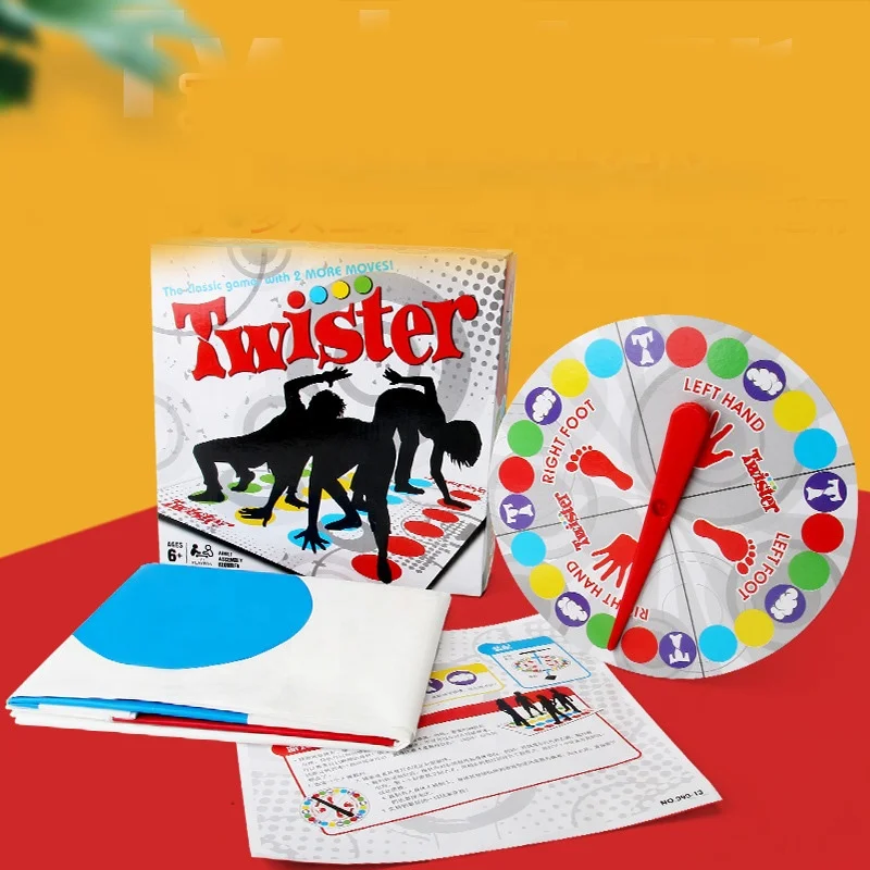 

Twister Game Indoor Outdoor Toys Fun Game Twisting the body Sports Interactive Group Toy For Children Adult